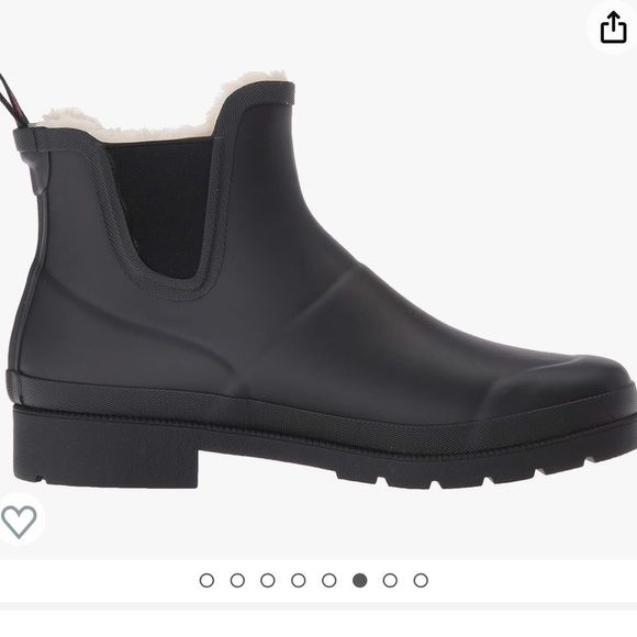 shearling lined rain boots